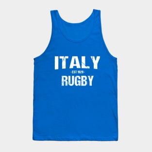 Italy Rugby Union (Gli Azzurri) Tank Top